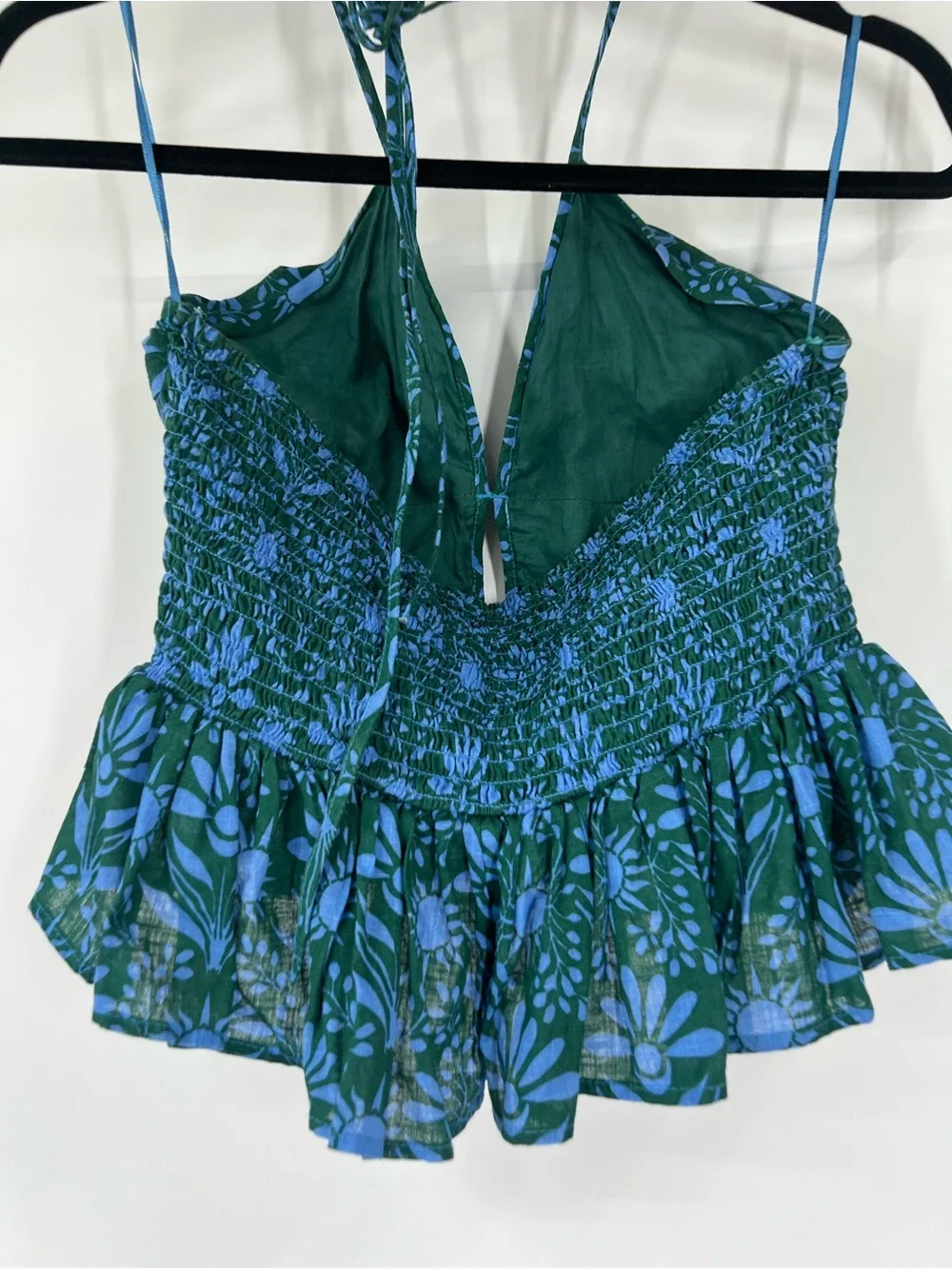 Free People Dandelion Halter Top Floral Print